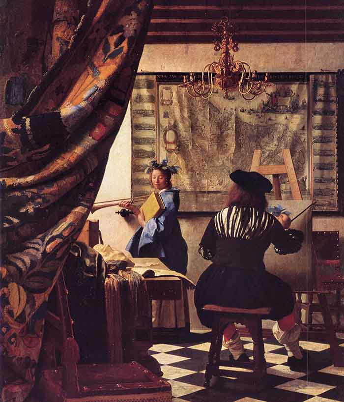 The Allegory Of Painting By Vermeer The Museum Outlet   Tmo2558 M 1 2x 